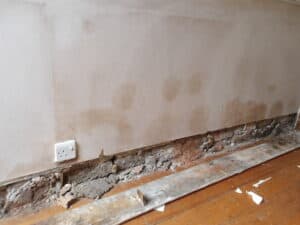 damp on wall